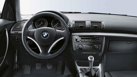 BMW Stuur afdekking zwart met chroomdetails E92LCI,E93LCI