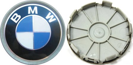 Velg- of wieldop embleem 64,5mm (zeer licht bollend)