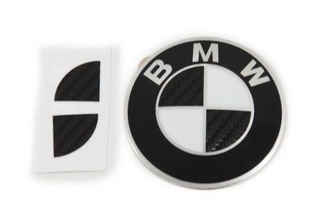 Stickerset velgembleem - carbon