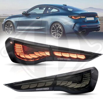 Dynamische smoke OLED achterlichten - BMW 4 Serie G2x G8x