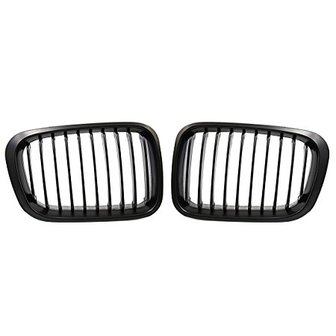 Grille mat zwart E46 Sedan/Touring -09/01 Compact