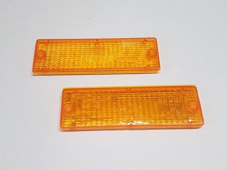 Knipperlichtglas set origineel BMW oranje E30