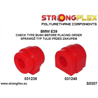 Strongflex stabilisatorstang rubber vooras E38 E39 - Yellow