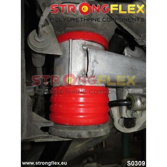 Strongflex subframe rubber achteras E39 touring - Red