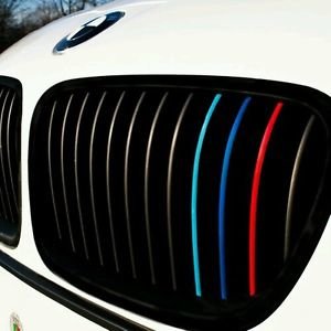 M Stripes stickers