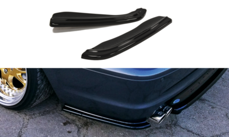 Achterbumper corners hoogglans zwart E46 coupe cabrio