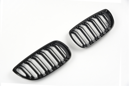 Dubbelspaak grille hoogglans zwart E92/E93