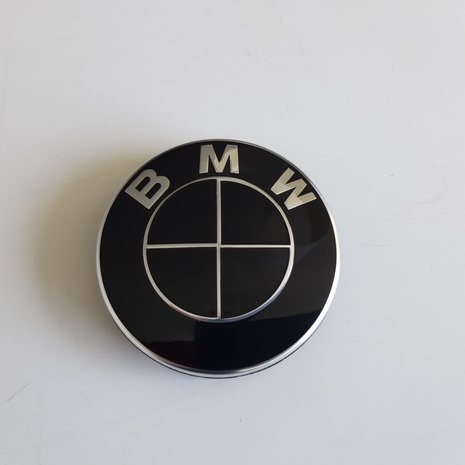 Stickerset motorkap embleem compleet - glanszwart