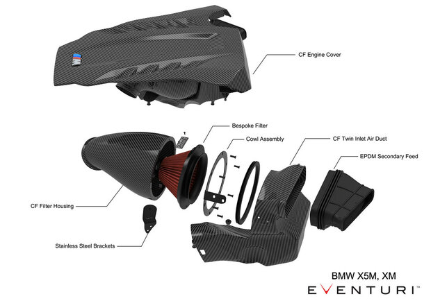 Eventuri Performance Carbon Intake | F95 X5M, F96 X6M, G09 XM, G05 X5M60i
