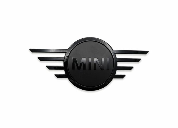 MINI Embleem achterzijde Piano Black (Countryman, U25)