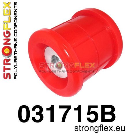 Strongflex subframe rubber achteras E39 sedan - Red