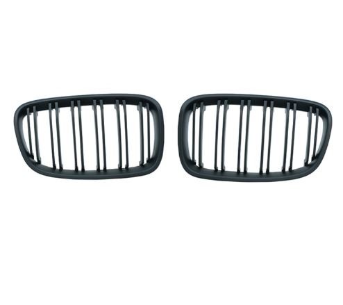 Dubbelspaak grille mat zwart F20/F21