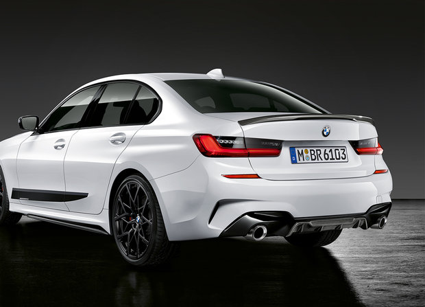 M Performance diffuser zwart - BMW G20