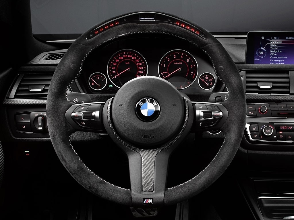 onszelf Harmonie Molester BMW M Performance stuurwiel II met display F2x, F3x - 32302230189