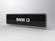 BMW i3 Showroomplaten
