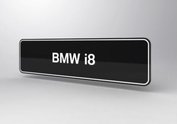 BMW i8 Showroomplaten