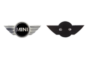 MINI Wing motorkap logo (R50 R52 One, Cooper modellen)