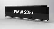 BMW 225i Showroomplaten