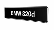 BMW 320d Showroomplaten