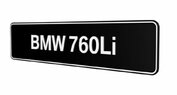 BMW 760li Showroomplaten