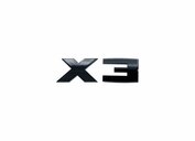 Opschrift zwart X3 - G01