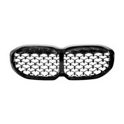 Grille hoogglans zwart, diamant F40