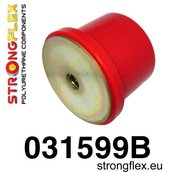 Strongflex achterste differentieel rubber E8x E9x - Red