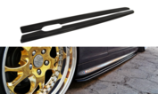 Sideblades hoogglans zwart E46 coupe cabrio