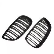 Dubbelspaak grille mat zwart E92/E93